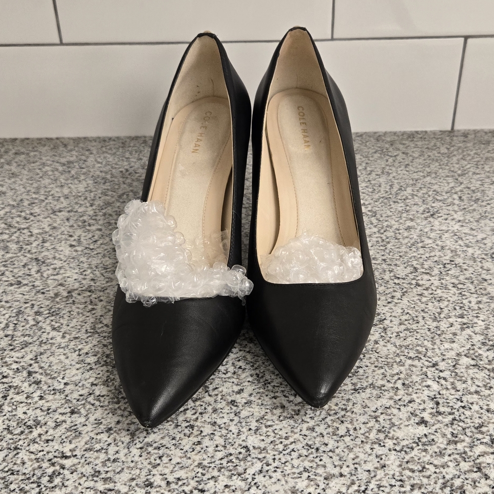 Cole Haan Classic Black Heels - Picture 3 of 11